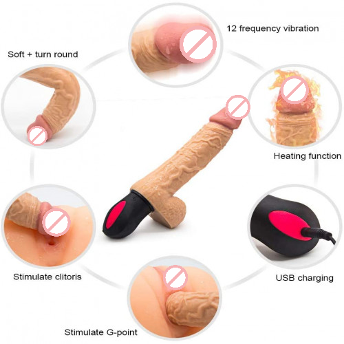 MEX Strong Vibrating Swaying Dildo