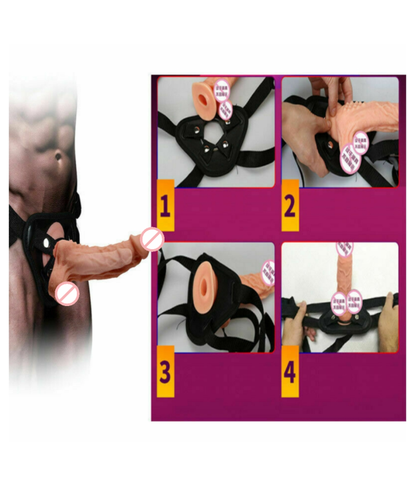 Mars Super Realistic Hollow Strap On Dildo For Men