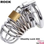 Metal Penis Annulus Cock Cage Stainless Steel Chastity Device For Men