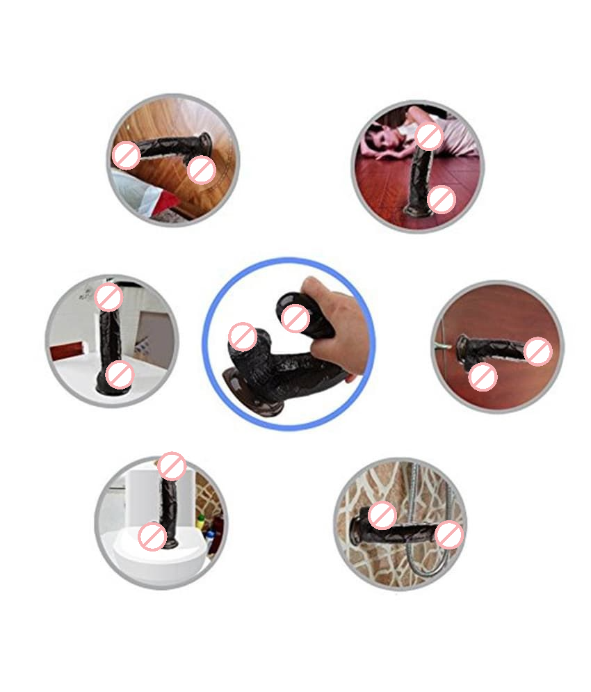 Mr. Black 6 Inch Black Realistic Dildo Nigro Edition