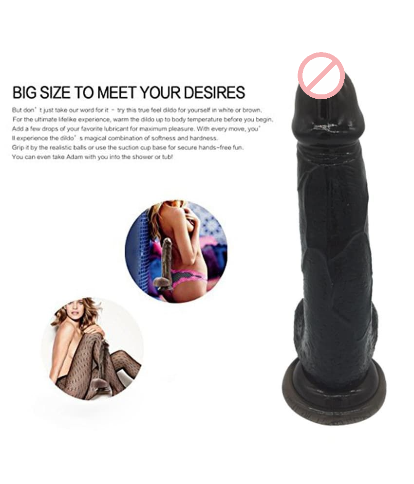 Mr. Black 6 Inch Black Realistic Dildo Nigro Edition