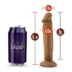 Mr. Brown 6 Inch Dildo With Suction Cup