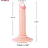 Mr. Brown 6 Inch Dildo With Suction Cup