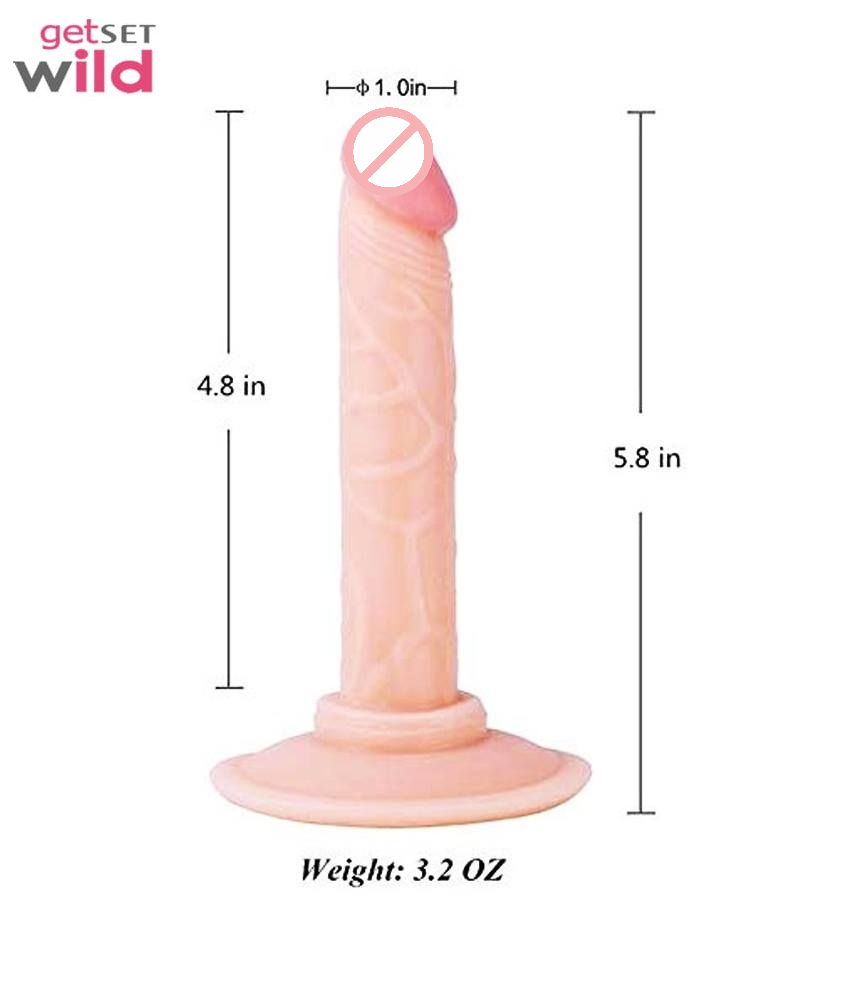 Mr. Brown 6 Inch Dildo With Suction Cup