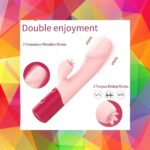 Naughty Pinky Rabbit Vibrator For G-Spot And Clitoral