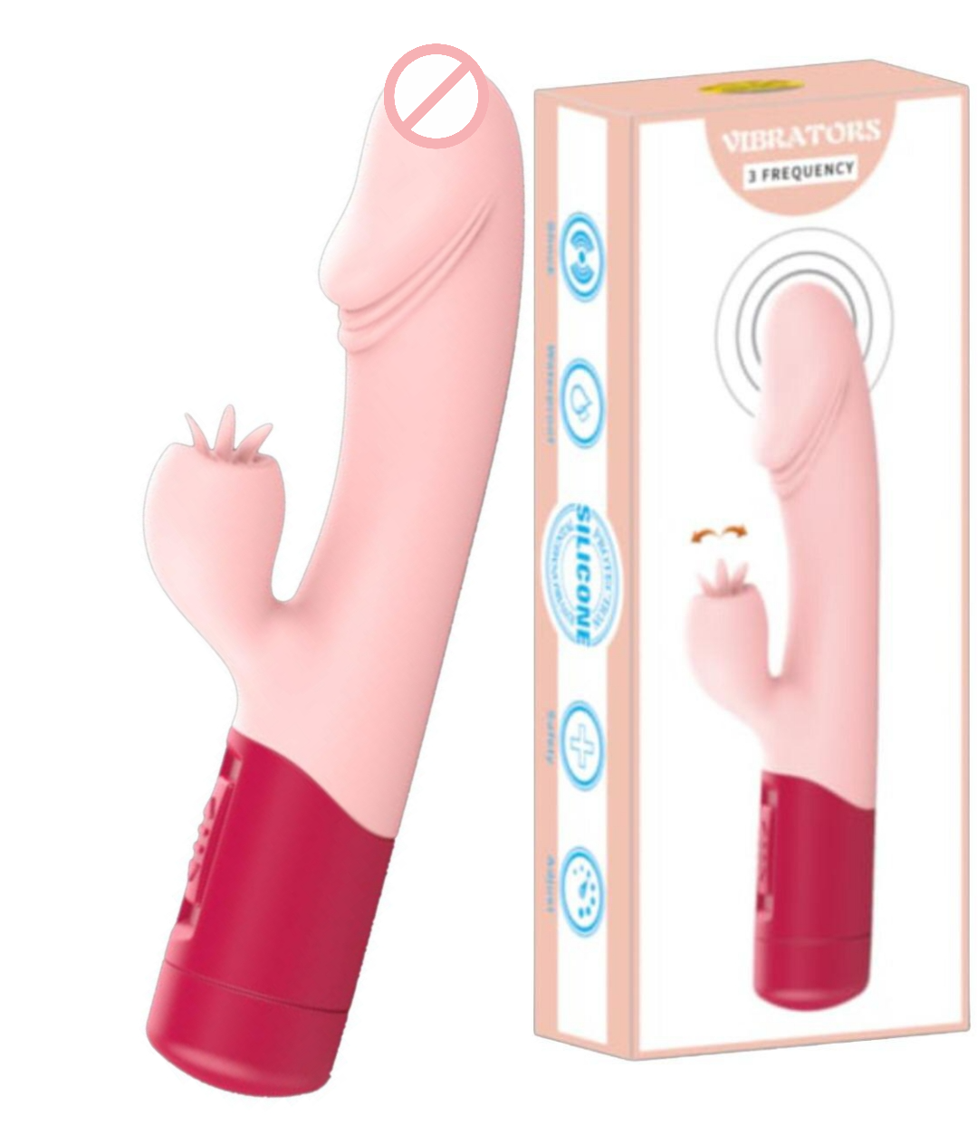 Naughty Pinky Rabbit Vibrator For G-Spot and Clitoral1a Naughty Pinky Rabbit Vibrator For G-Spot and Clitoral