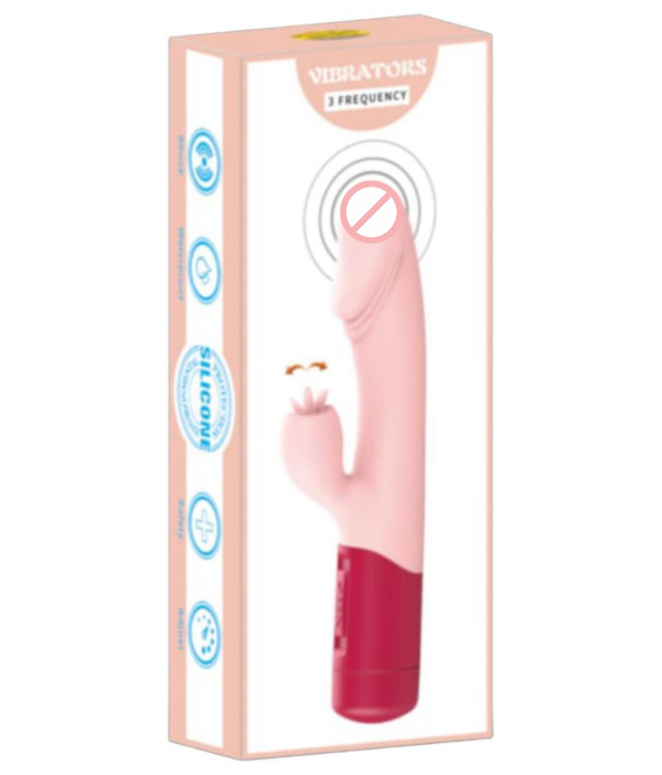 Naughty Pinky Rabbit Vibrator For G-Spot and Clitoral