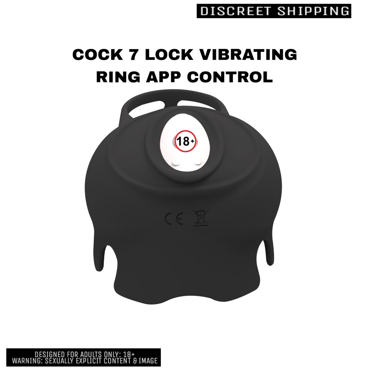 Mobile App App Controlled 7 Speed Vibrating Cock Ring - Image 2