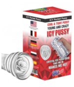 Icy Crystal Transparent Pocket Pussy Masturbator - Image 2