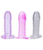 Crystal Dotted Condom Reusable Sleeve - Image 3