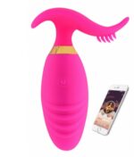 Sole Vibrating Mobile App Control Butt Plug with Strokers - Image 2