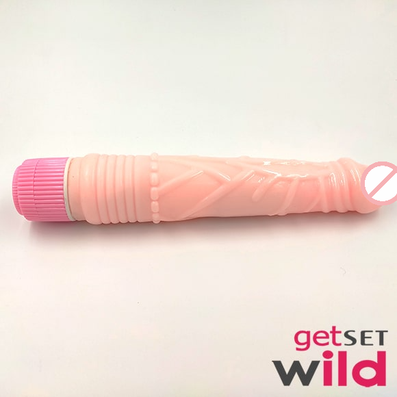 Pink Cap Stud Naughty Boy Vibrating Dildo 7