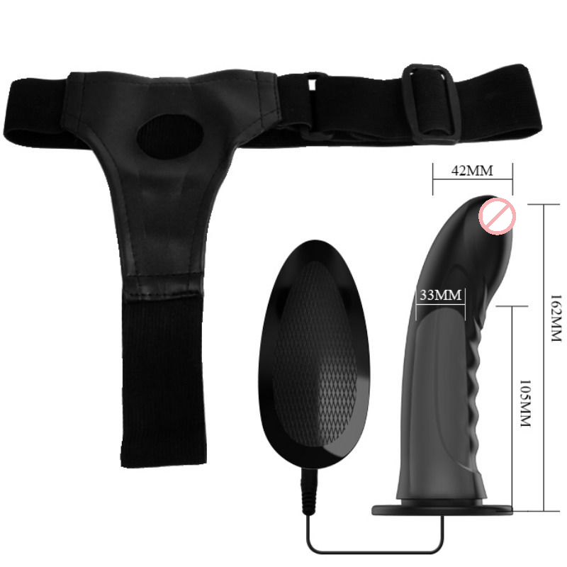 Pretty Love Marvin Vibrating Hollow Strap On Dildo