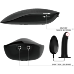 Pretty Love Marvin Vibrating Hollow Strap On Dildo