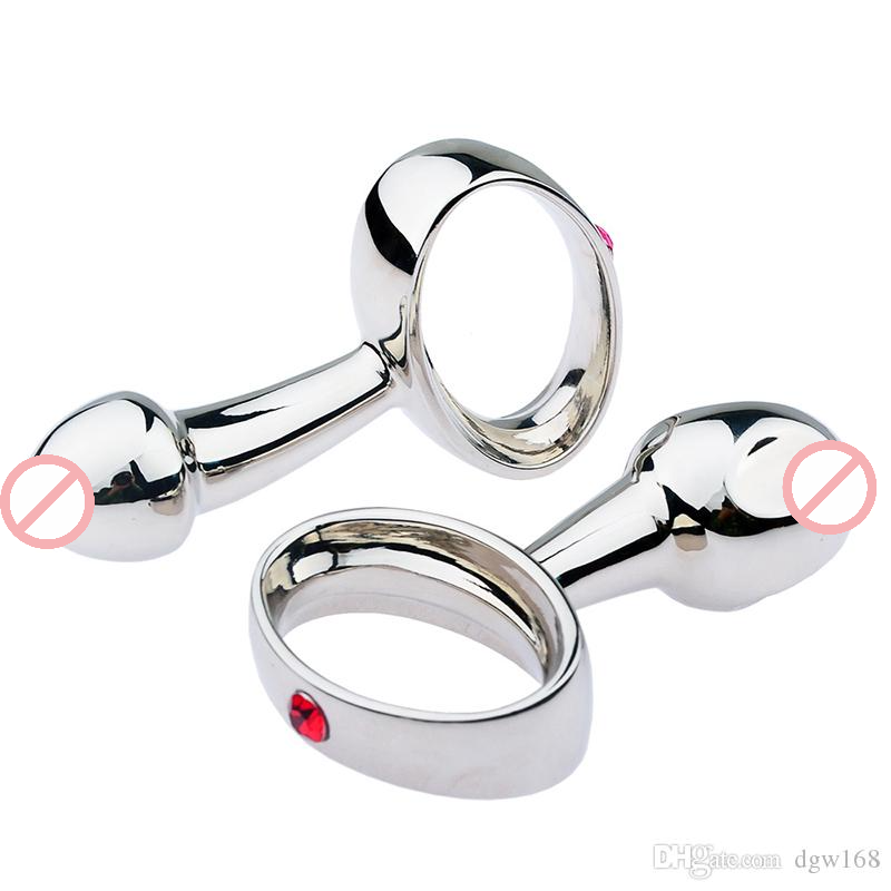 Pull ring Dilator Butt Plug Anal Stimulator Erotic Sex Toys For Women Men