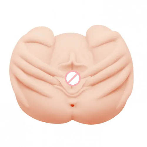 Pussy N Ass Vibrating Male Masturbator Real Size Silicon