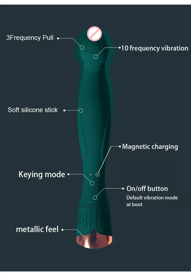 Queen Silicone Vibrator For Women