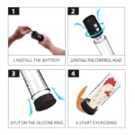 ROCK Auto Vacuum Penis Enlargement Pump For Men With USB Rechargeable - Image 7