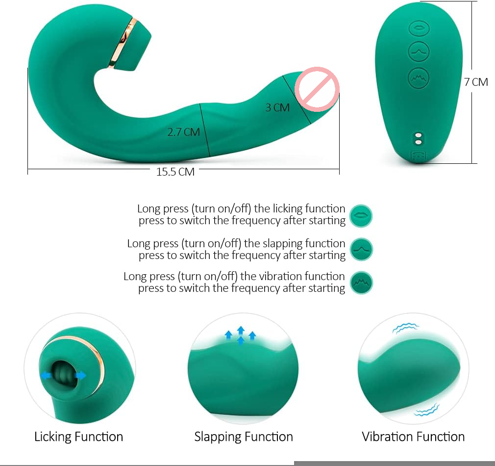 ROSY Clit Sucker And Licker Vibrator