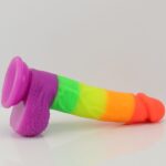 RainBow Super realistic 8 Inches Dildo For LGBTQ