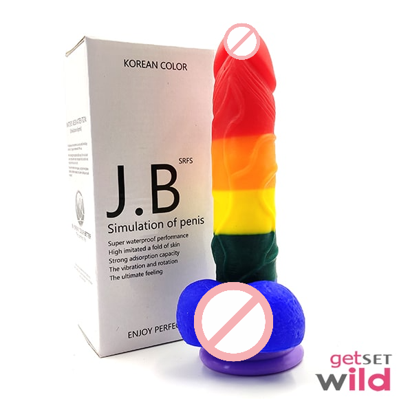 RainBow Super realistic 8 Inches Dildo for LGBTQ