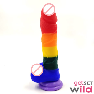 RainBow Super realistic 8 Inches Dildo for LGBTQ