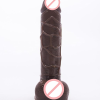 Realistic Chocolate Colour 8 Inch Dildo