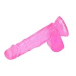 Realistic Thick Pink Dildo With Good Suction Cup 7 Inch