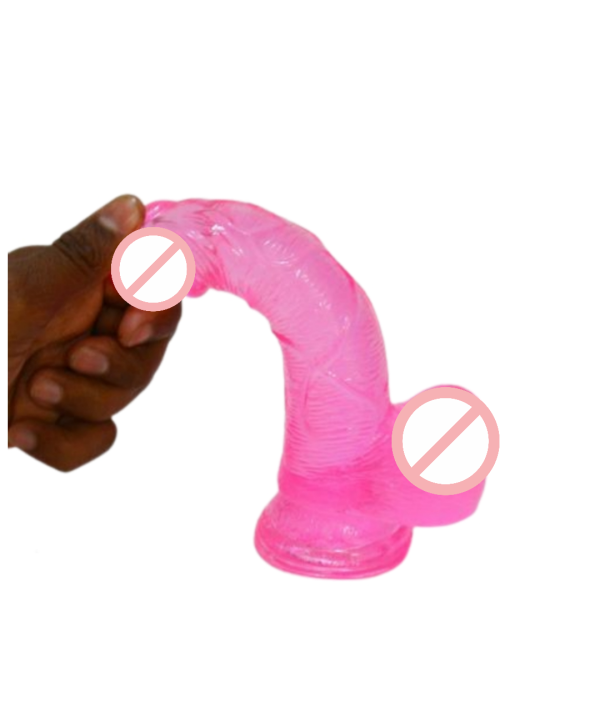 Realistic Thick Pink Dildo With Good Suction Cup 7 Inch