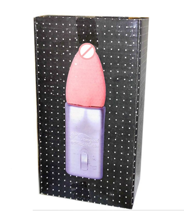 Realistic Toung Smooth Silicon G-Spot Toung Vibrator For Licking1b