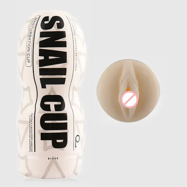 Reusable Snail Men Masturbator Pocket Pussy Cup