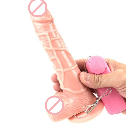 Roman Remote Control Vibrating Dildo For Women 7 Inch
