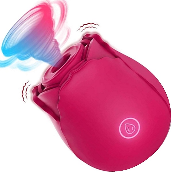 Rose Clit Sucker Vibrator For Women with 7 Intense Suction