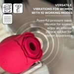 Rose Clit Sucker Vibrator For Women with 7 Intense Suction