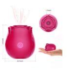 Rose Clit Sucker Vibrator For Women with 7 Intense Suction