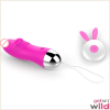 Small Rabbit Dildo With Wireless Egg Remote