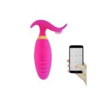 Sole Vibrating Mobile App Control Butt Plug With Strokers