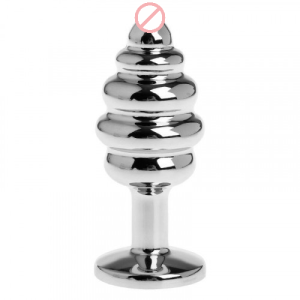 Spiral Stainless Steel Butt Plug For Beginners