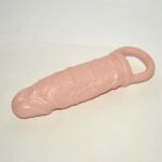 Studman Bigboyz Flesh Color Penis Sleeve with Testicle Ring - Image 6