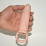 Studman Bigboyz Flesh Color Penis Sleeve with Testicle Ring - Image 4