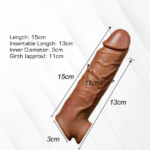Studman Pro Extender Penis Sleeve With Solid Tip - Image 6