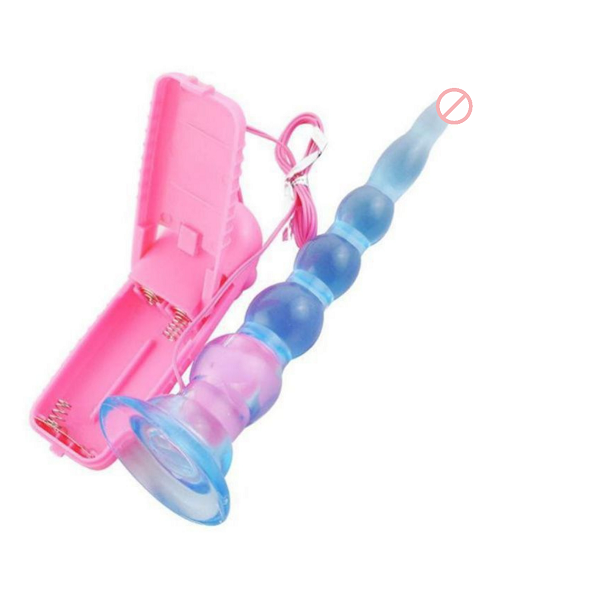 TOWER Unisex Remote Controlled Long Anal Bead Vibrator