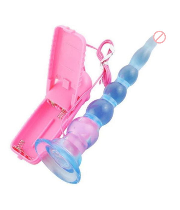 TOWER Unisex Remote Controlled Long Anal Bead Vibrator