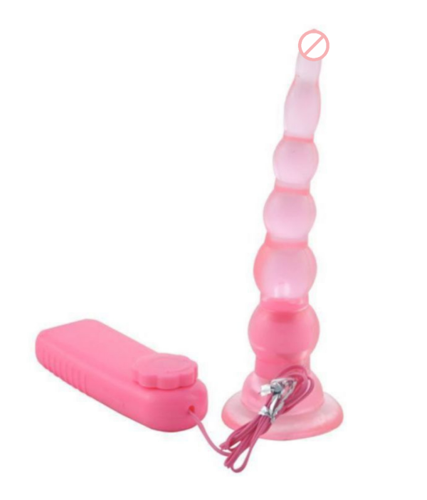 TOWER Unisex Remote Controlled Long Anal Bead Vibrator