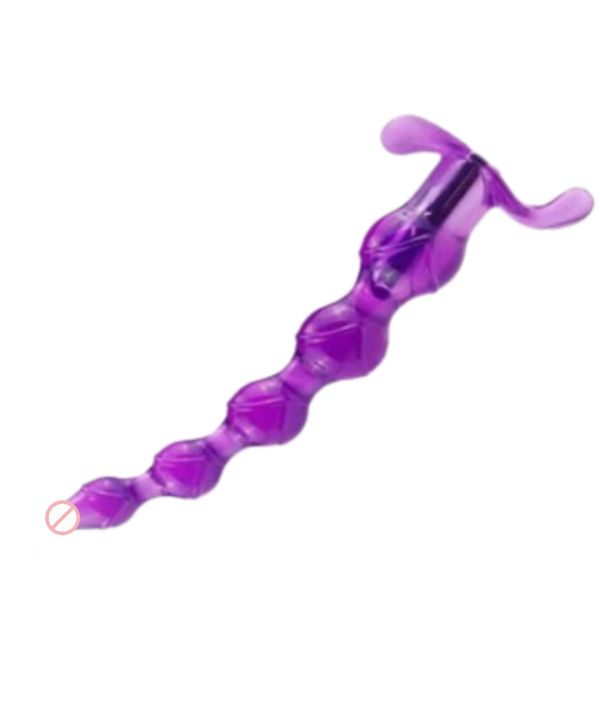 TOWER Unisex Remote Controlled Long Anal Bead Vibrator