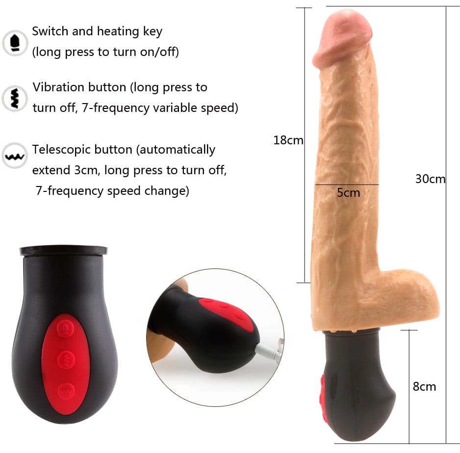 The Wildest Dream 8 Inch Vibrating Dildo1f The Wildest Dream 8 Inch Vibrating Dildo