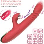 Thrusting Big Bass Wand Massager Rabbit Vibrator