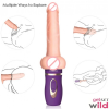 Thrusting Silicone Vibrator Dildo Big Powerful Massager