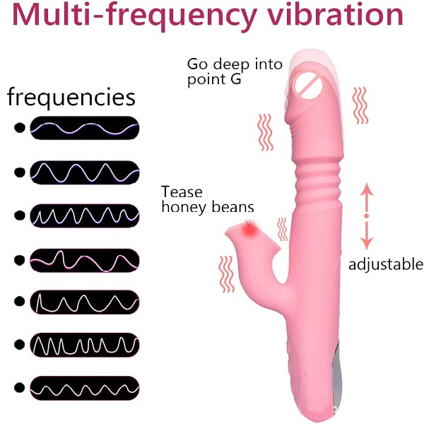 Thrusting Vibrator Tongue Licking & Rotating Modes & Heating Function