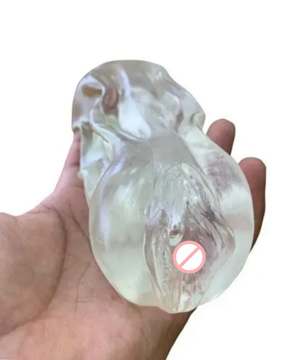 Transparent Pocket Pussy Masturbator-Icey Transparent Pocket Pussy Masturbator-Icey